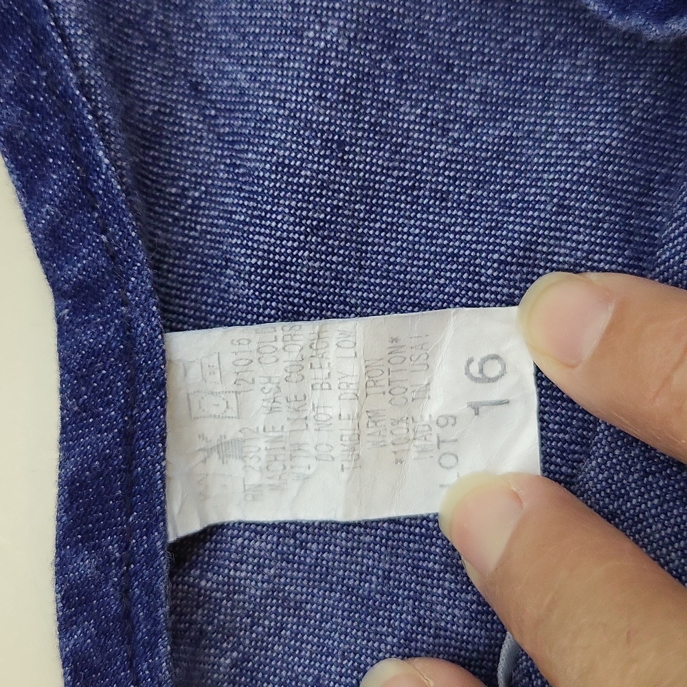 Kids Blue Denim Overalls - Picture 3 of 7